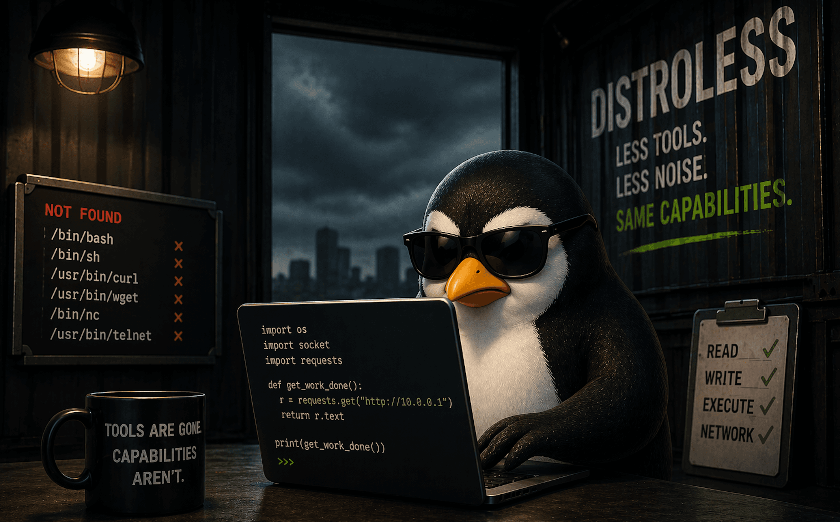 Distroless Removes the Shell, Not the Risk